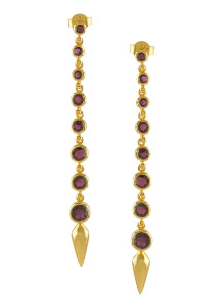 Silver Gold Plated Pink White Glass Flower Jhumki