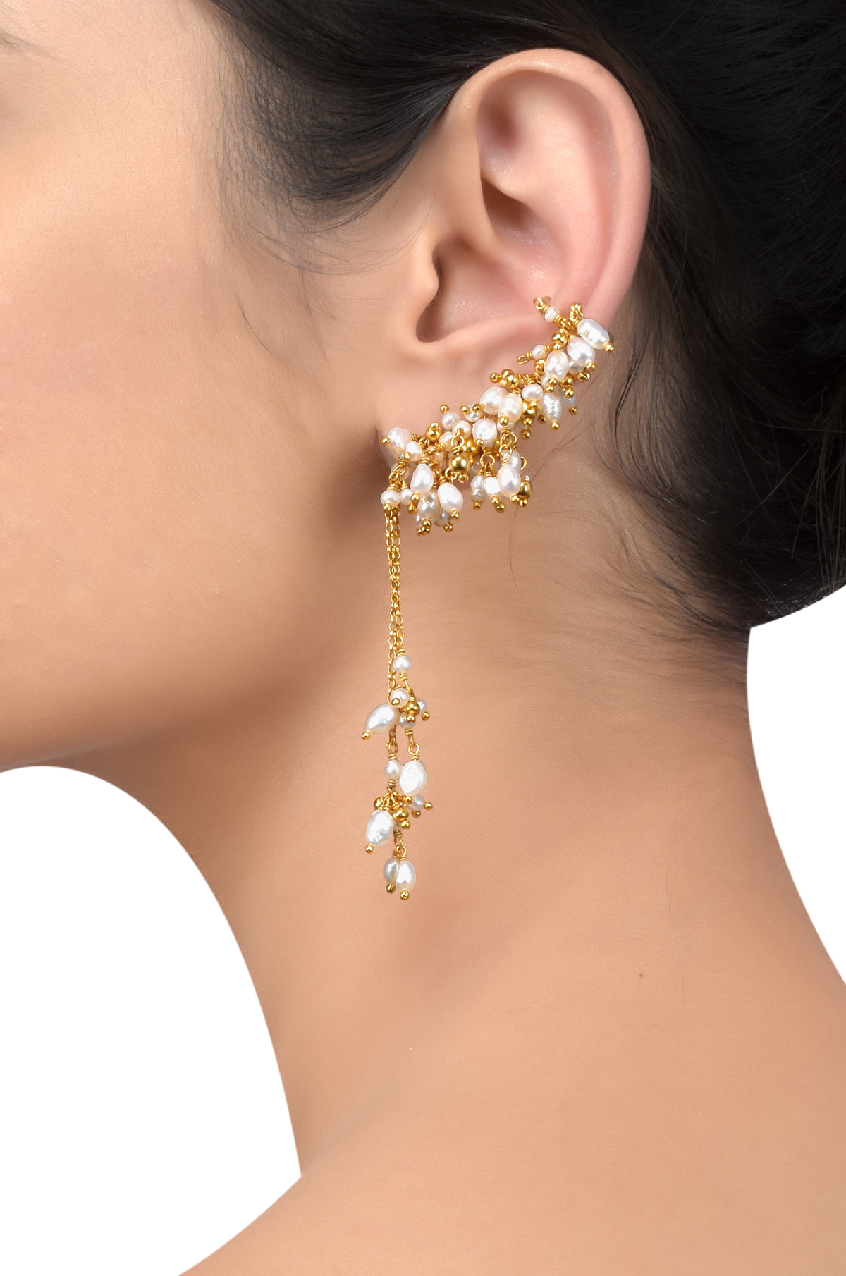 Buy Rufida Bloom Ear Cuff In Gold Plated 925 Silver from Shaya by CaratLane