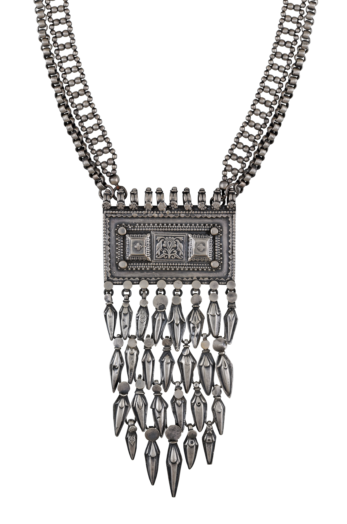 Silver Dhani Long Necklace