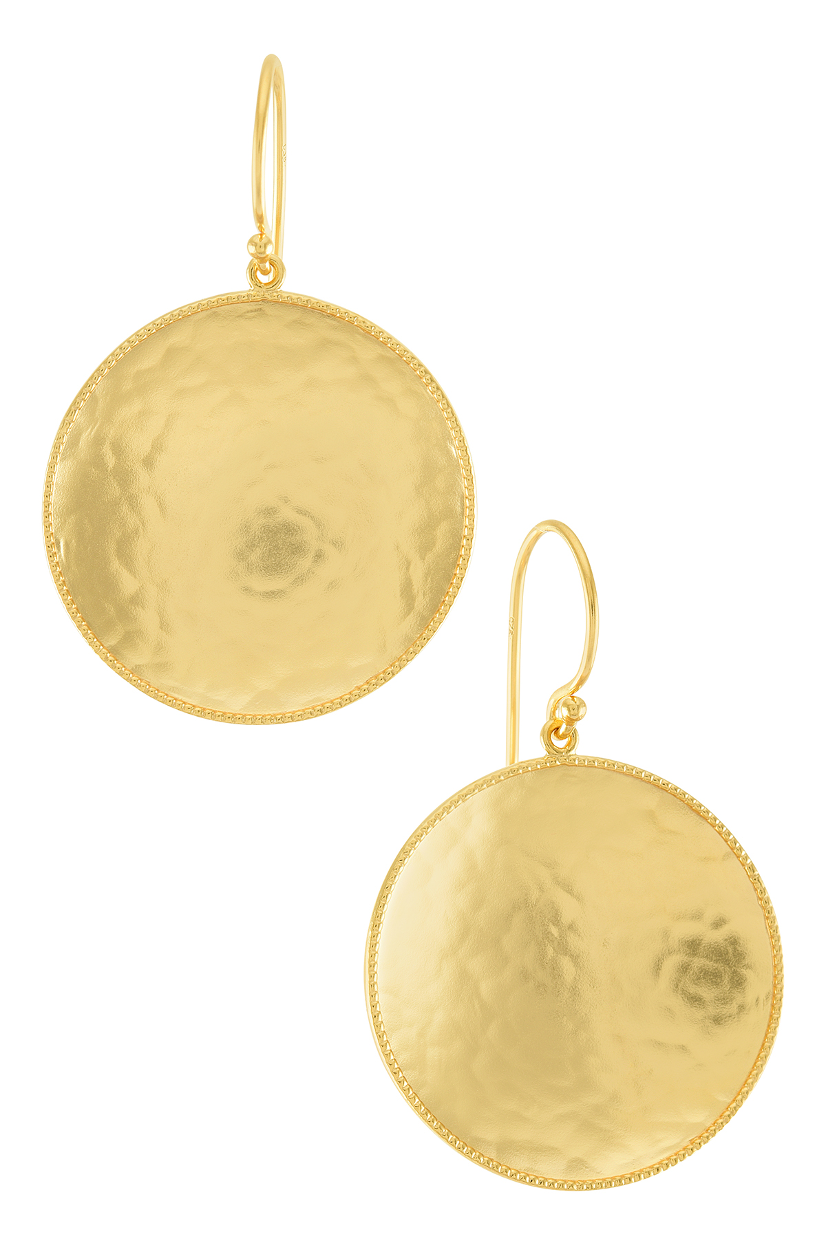 Hammered Disc Earring - 4 sizes! - Zina Kao Exclusives