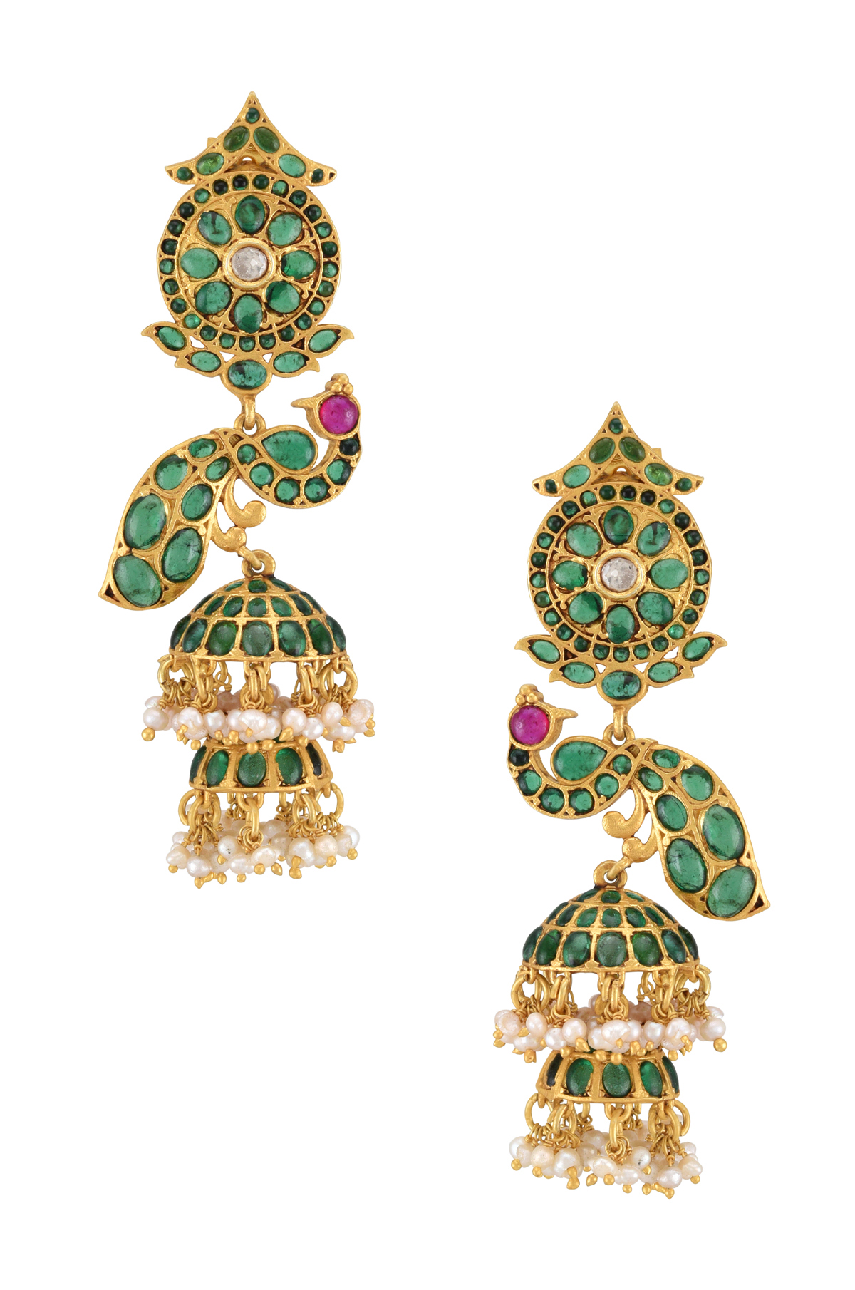 Gold Plated Silver Nemali Earrings