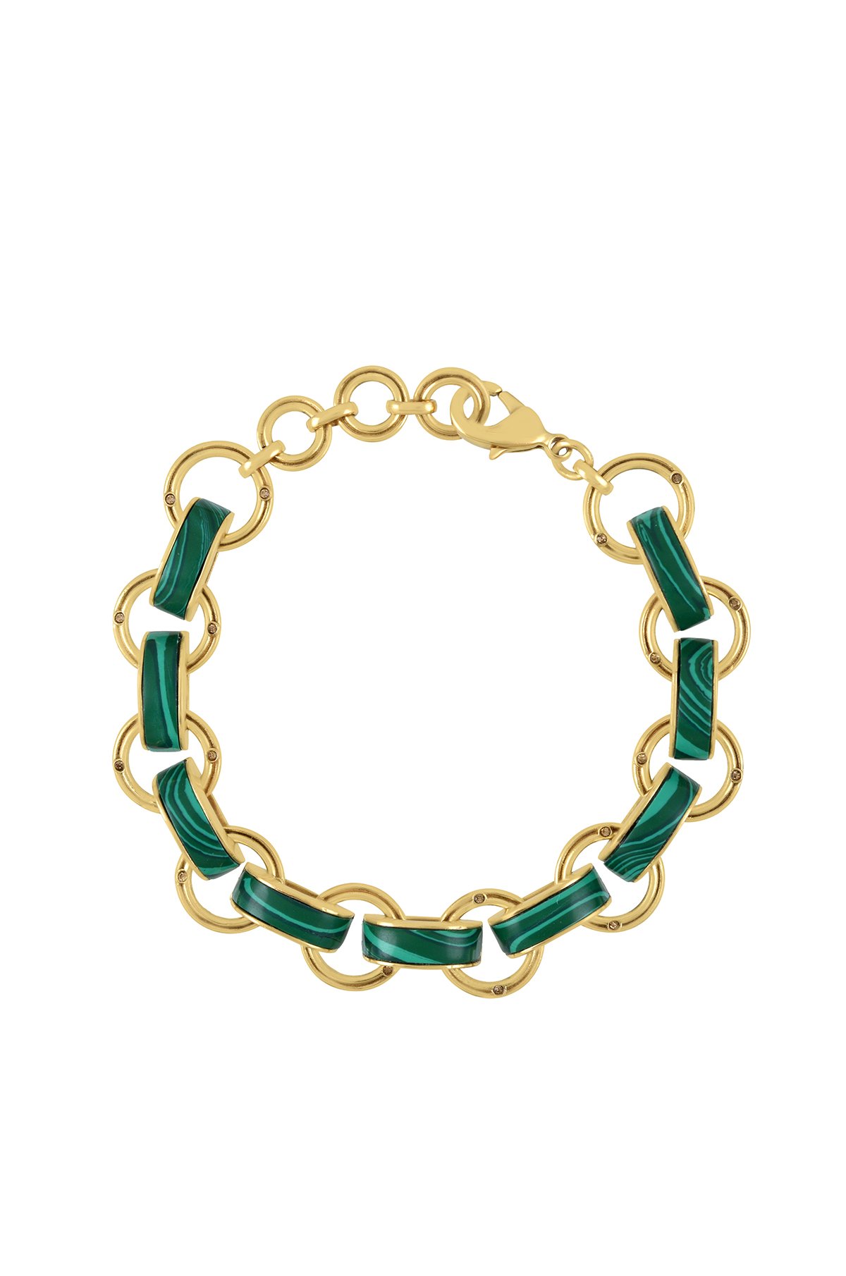 JIA JIA 14-karat Gold, Malachite And Pearl Bracelet | Lyst UK