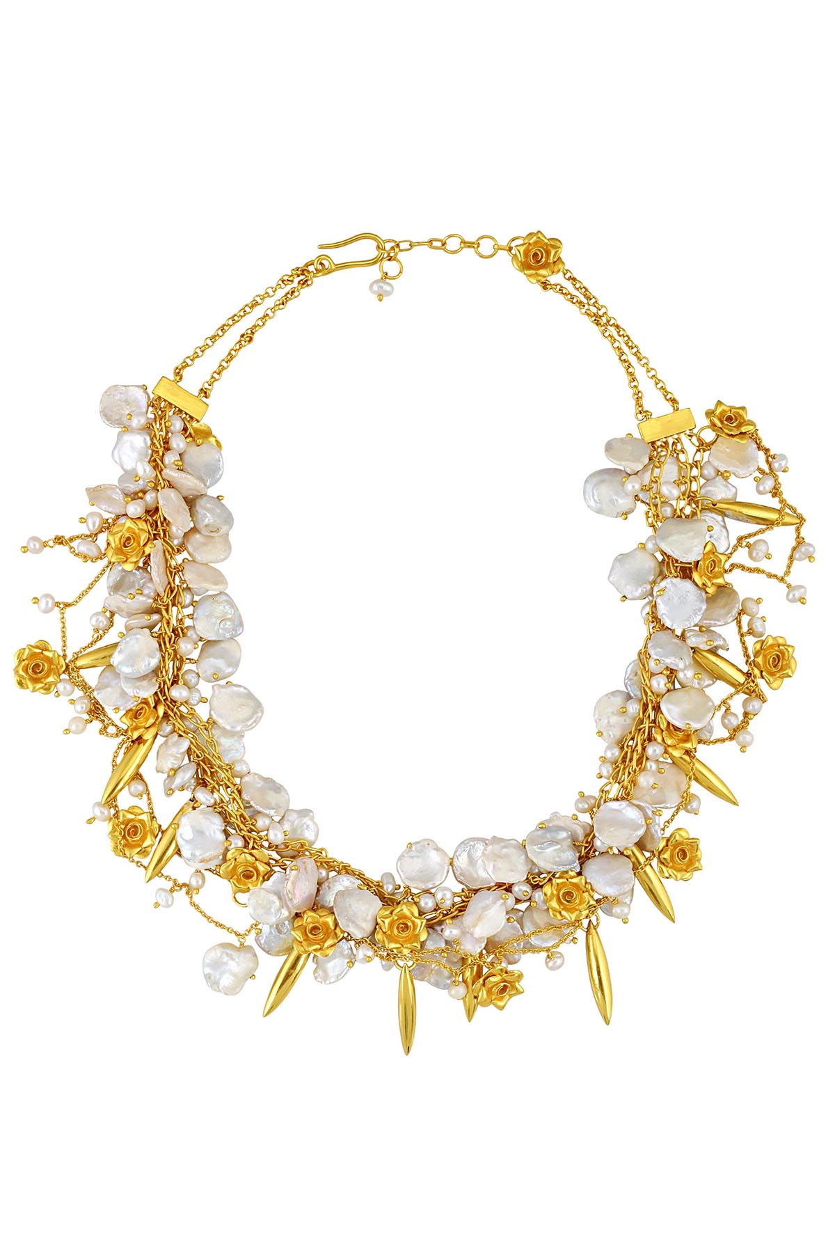 hansidon charm golden beads necklace pearl| Alibaba.com