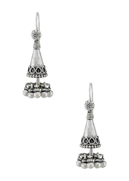 TRIBAL ZONE Womens Silver Twisted Circular Hoop Earrings(Ear Rings), Shop Now at ShopperStop.com, India's No.1 Online Shopping Destination