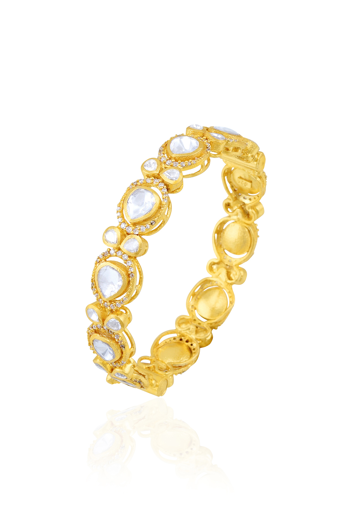 Gold Plated Silver Taneeya Bangle