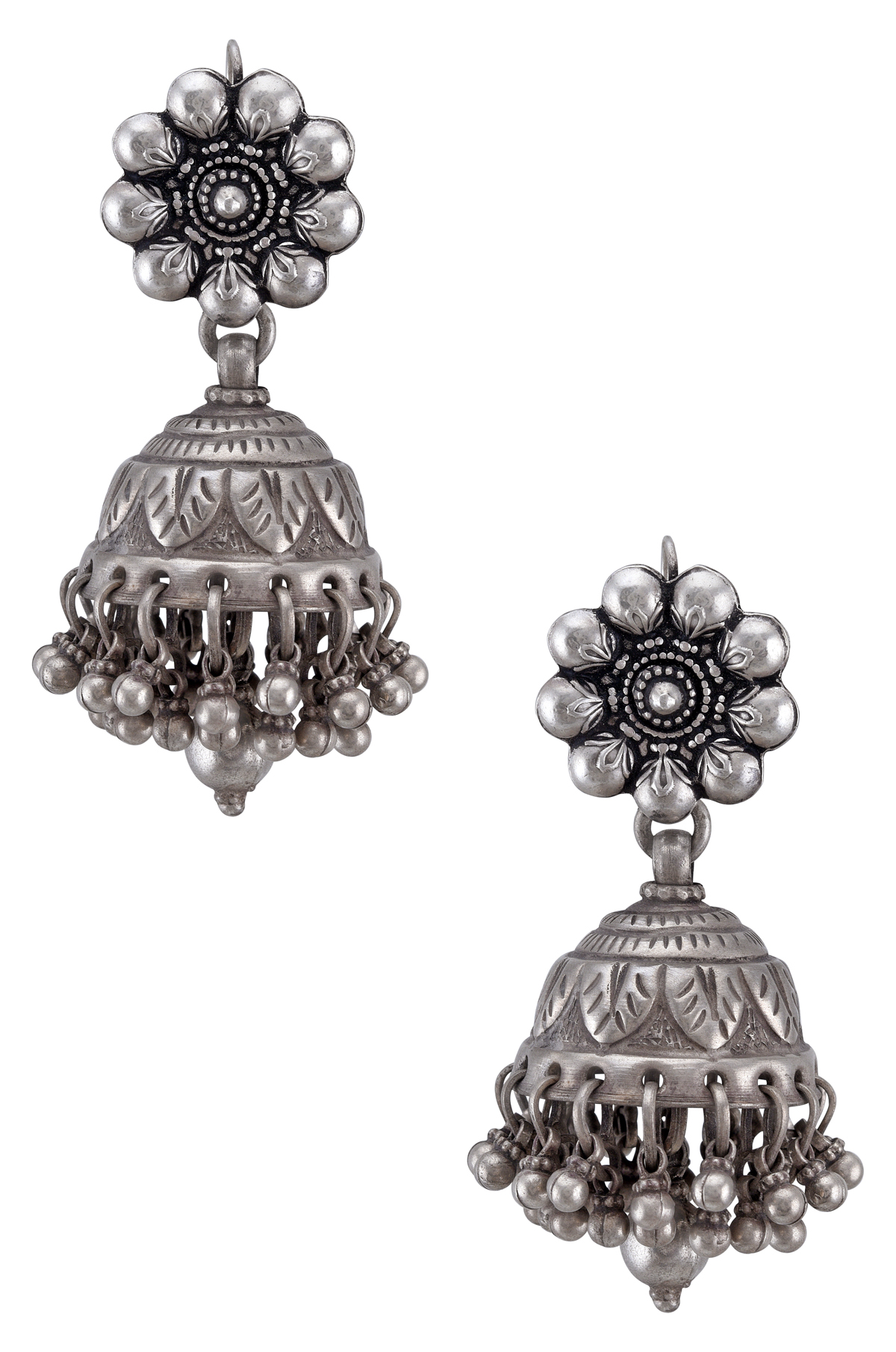 Jaypore hot sale silver jhumkas