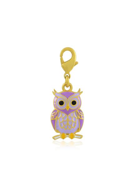 Gold Plated Luna Owl Charm