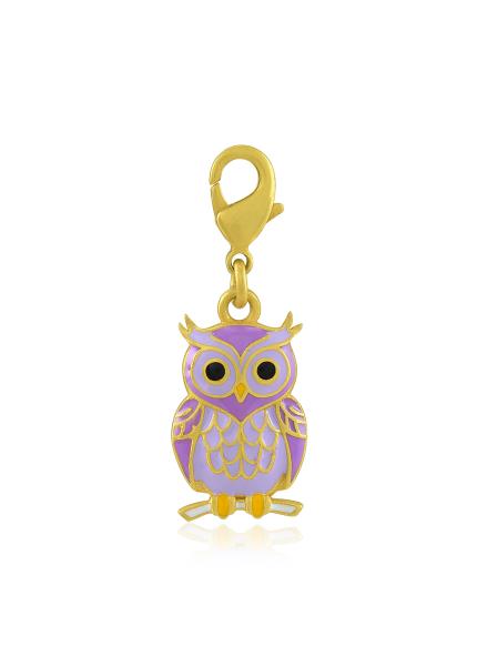 Gold Plated Luna Owl Charm