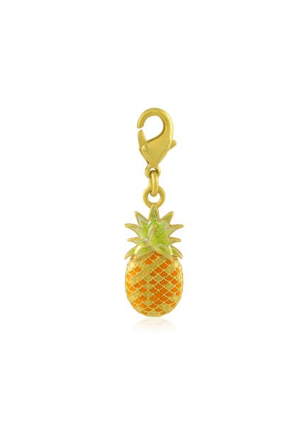Gold Plated Pine Pop Charm